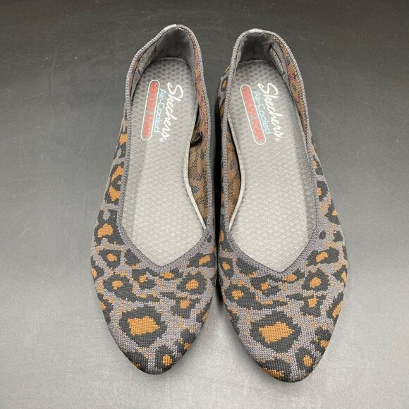 Skechers Air Cooled Memory Foam Pointed Toe Ballet Flats Women's Size 8.5 - Picture 2 of 11